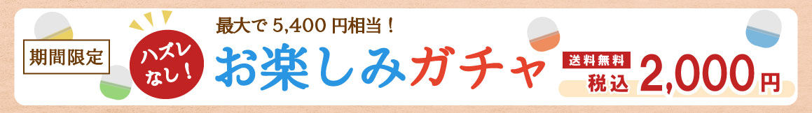 お楽しみガチャ