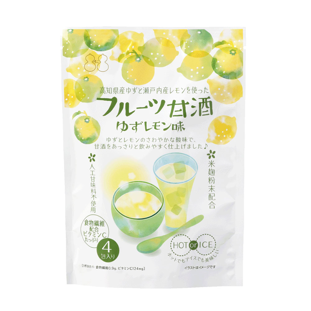 【送料無料】フルーツ甘酒 ゆずレモン味×3個セット