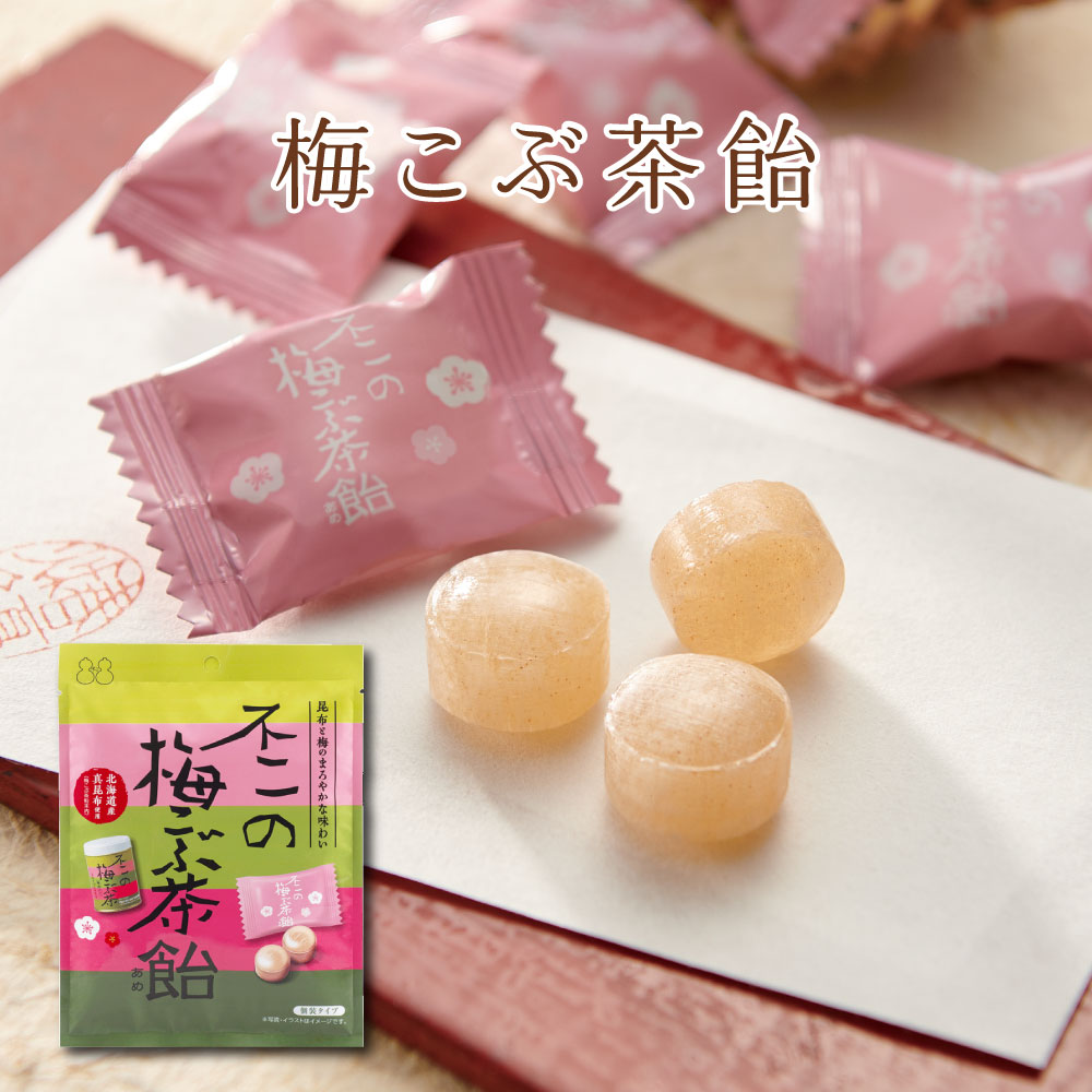 不二の梅こぶ茶飴 60g