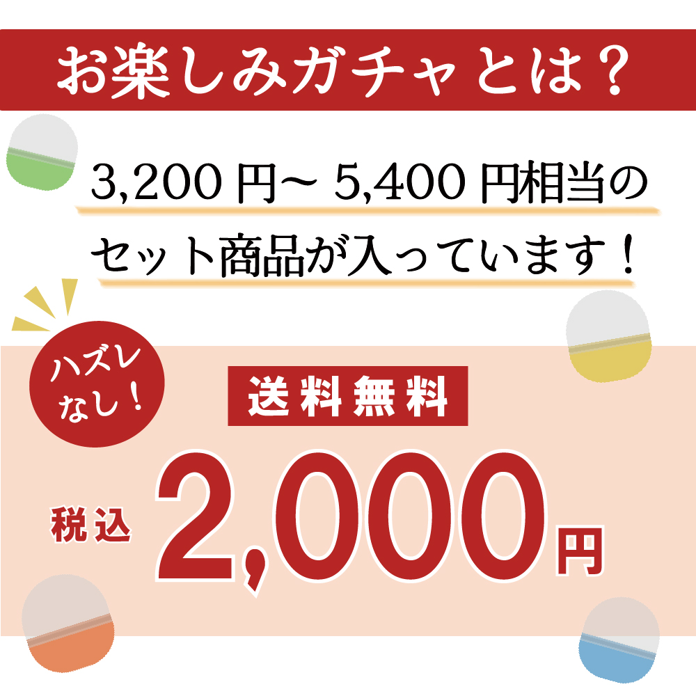 【期間限定・送料無料】お楽しみガチャ